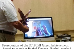 Greer Award to Rachel captioned